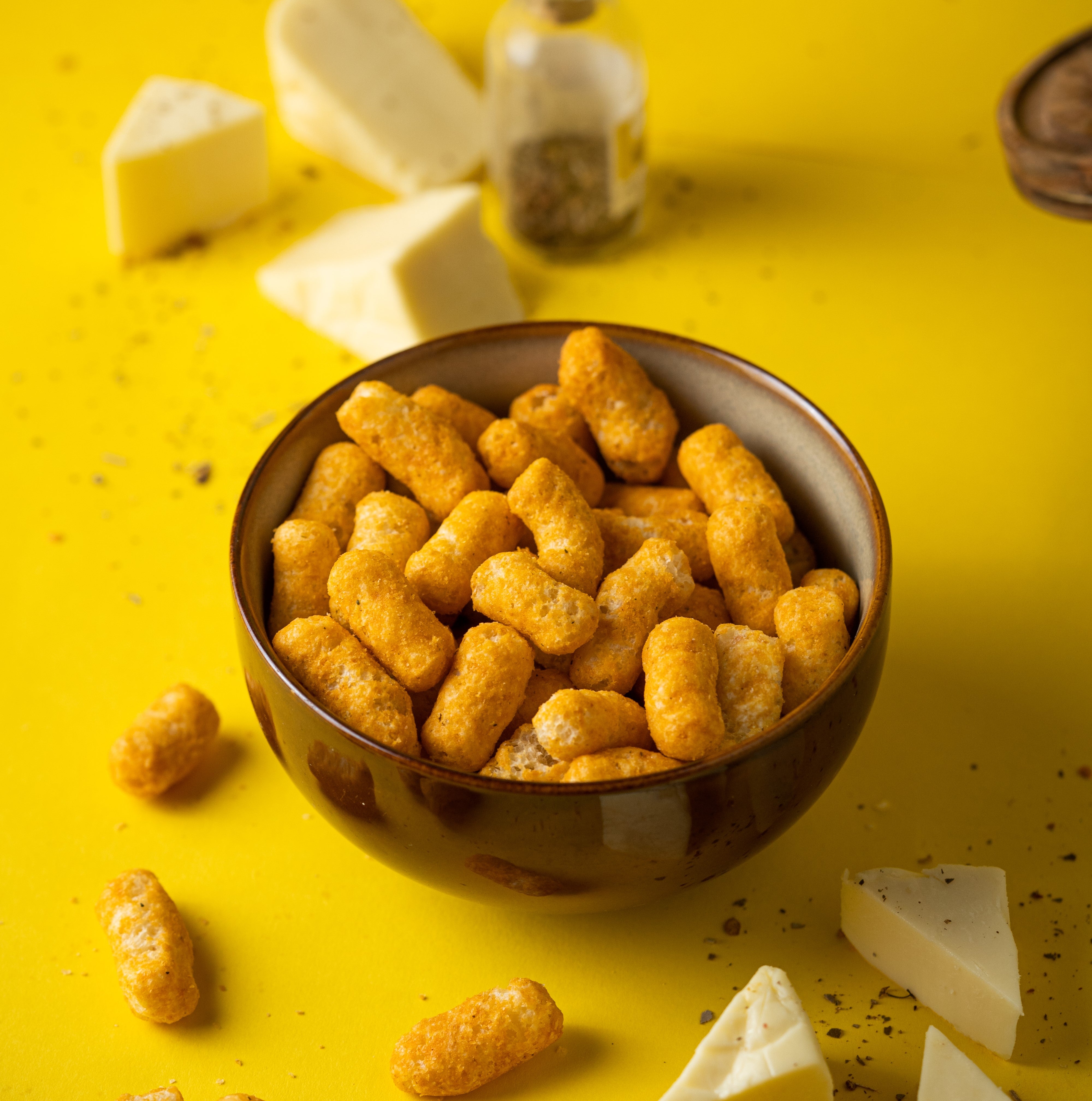 Herbs & Cheese Chickpea Puffs