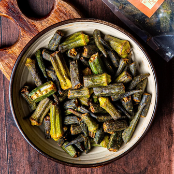 Spicy Okra Chips